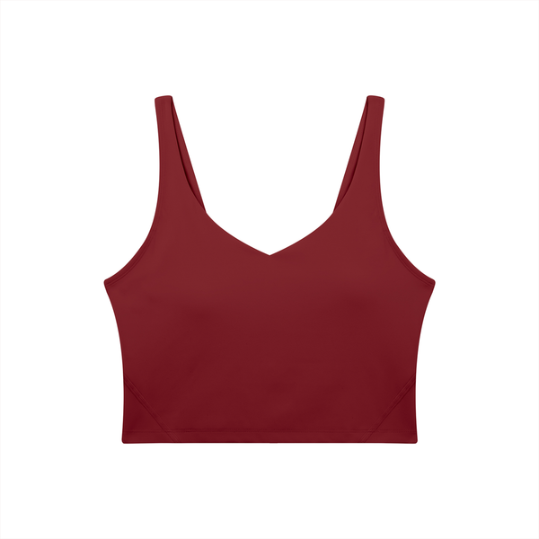 Women's V-Neck Yoga Sports Bra