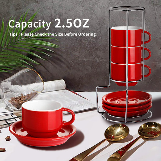 Ceramic Stackable Espresso Cup