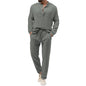 Casual T-shirt Long Sleeve Shirt Trousers Suit