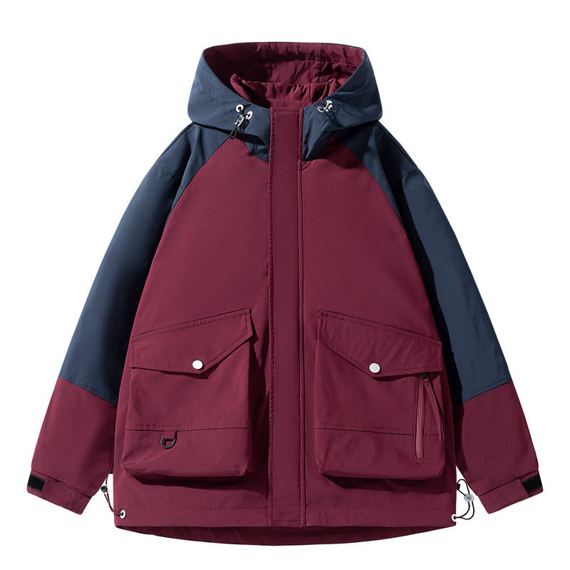 Mens Multi-color Coat Functional Shell Jacket