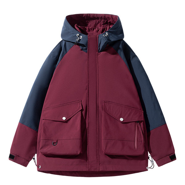 Mens Multi-color Coat Functional Shell Jacket
