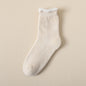 Women's Mid-calf Winter Fleece Lined Padded Warm Keeping Sleeping Floor Cashmere Socks