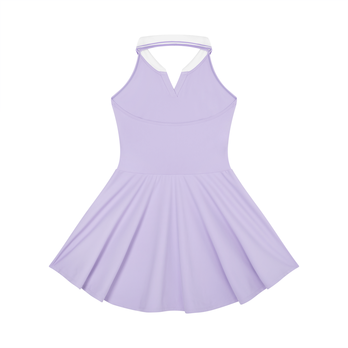 Women's Collared Halter A-Line Tennis Dress 210GSM
