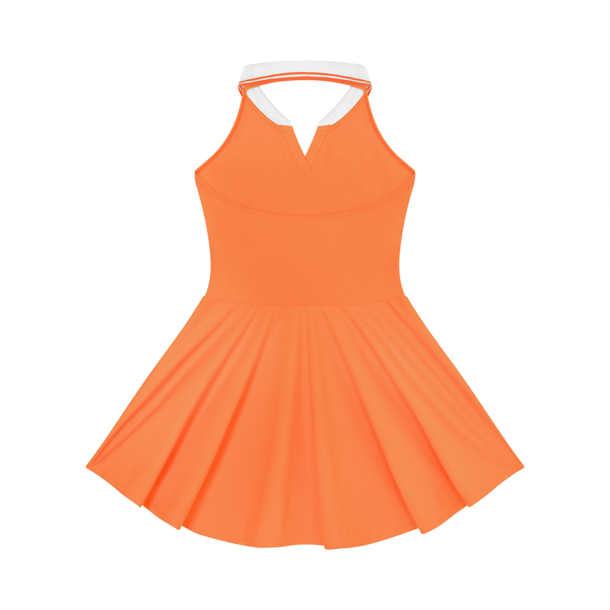 Women's Collared Halter A-Line Tennis Dress 210GSM