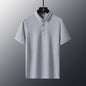 Anti-wrinkle Breathable Turn-down Collar Solid-color Shirt