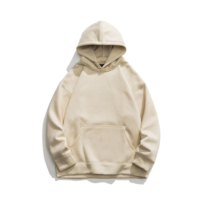 Suede Hooded Sweater