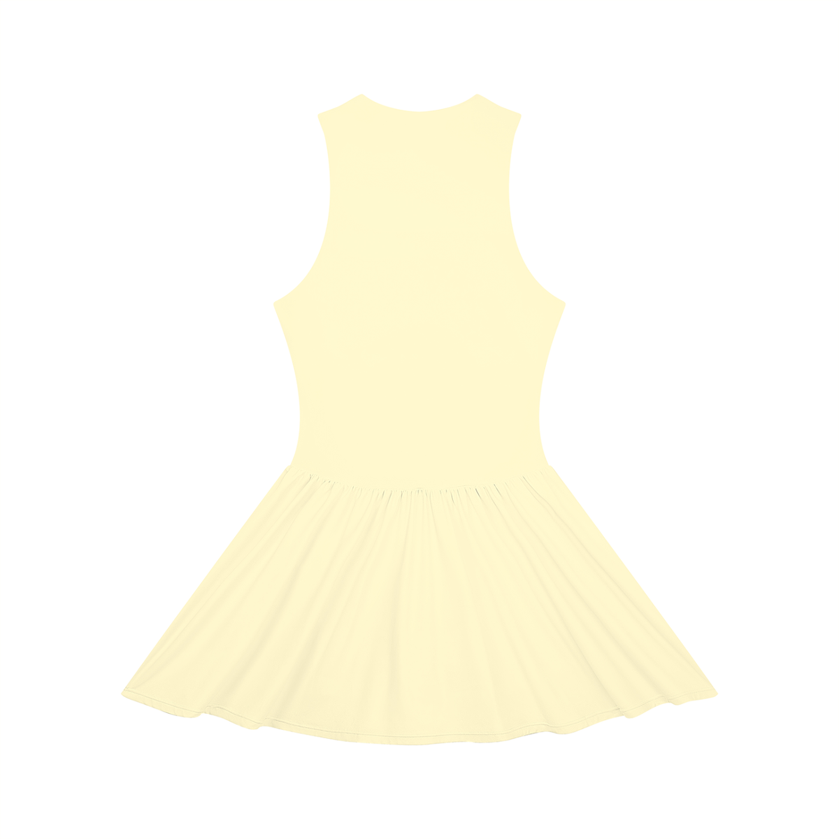 Women's Ruched Sleeveless Full-Zip Dress 220GSM