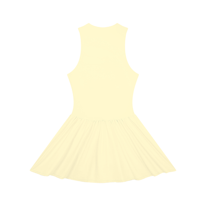 Women's Ruched Sleeveless Full-Zip Dress 220GSM