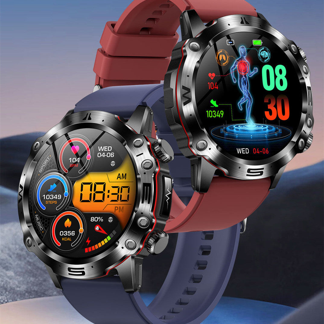 Montre de sport extérieure HD ECG avec appels Bluetooth