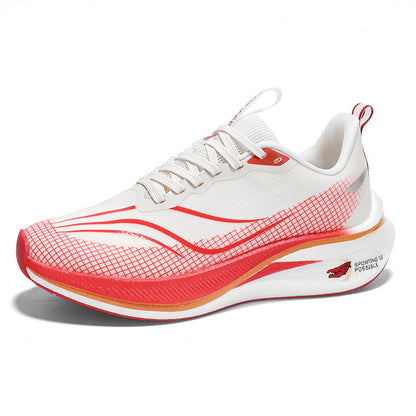 Chaussures de sport pour femmes à plaque carbone, haute élasticité et absorption des chocs