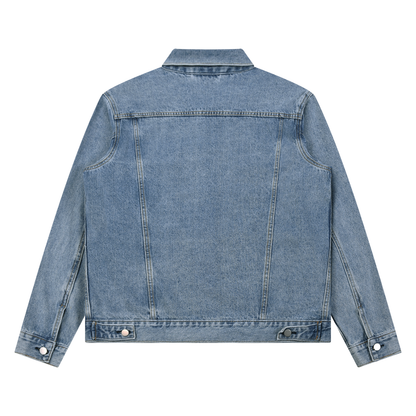 Unisex Vintage Wash Denim Jacket 440GSM