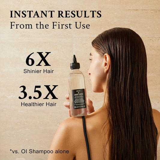 Moiturising Treatment Davines Oi Liquid Luster 300 ml