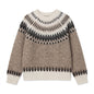 Round neck loose sweater