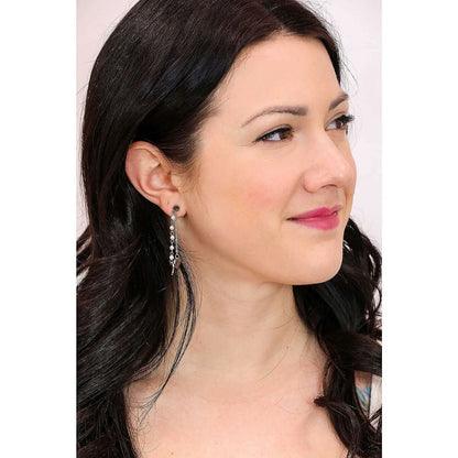 Ladies' Earrings Amen EQUBV Silver