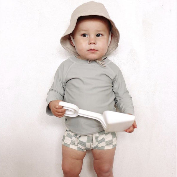 Children's Long-sleeve Two-piece Swimsuit