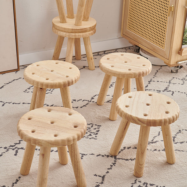 Modern Minimalist Small wooden Bench 2pcs