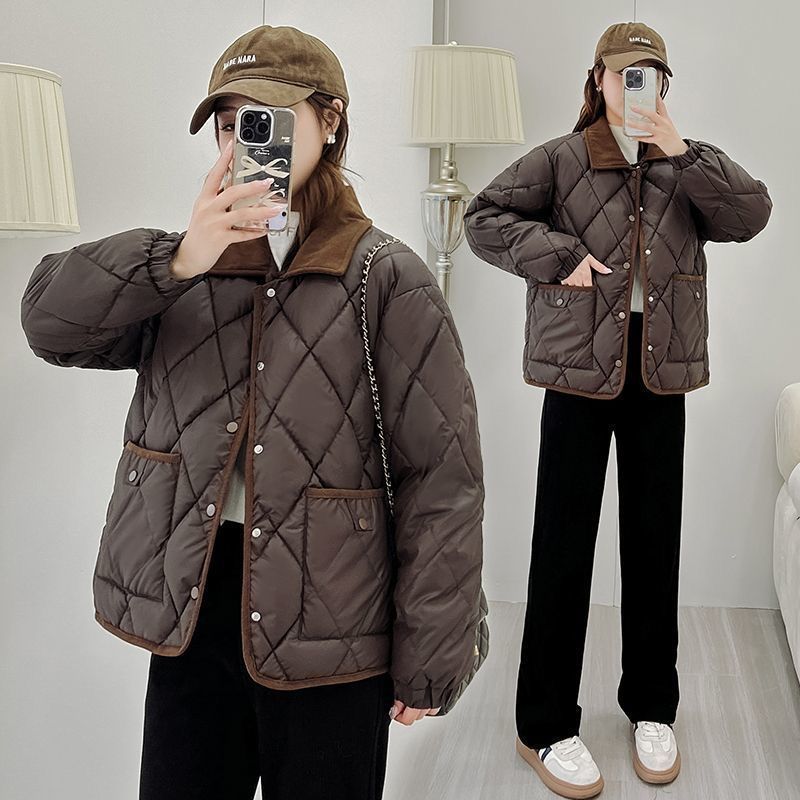 Rhombus Cotton-padded jacket