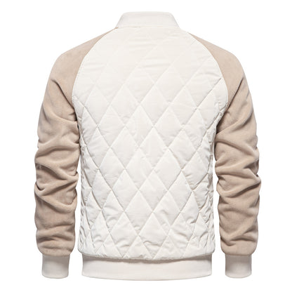 Mens Stitching Raglan Sleeve Coat