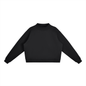 Waran Fleece Mock-Neck Crew Sweatshirt