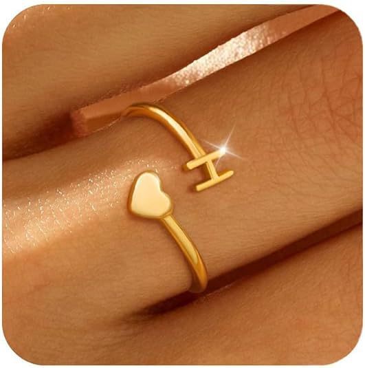 Ring Simple 26 English Letters - Stuffs & Savers