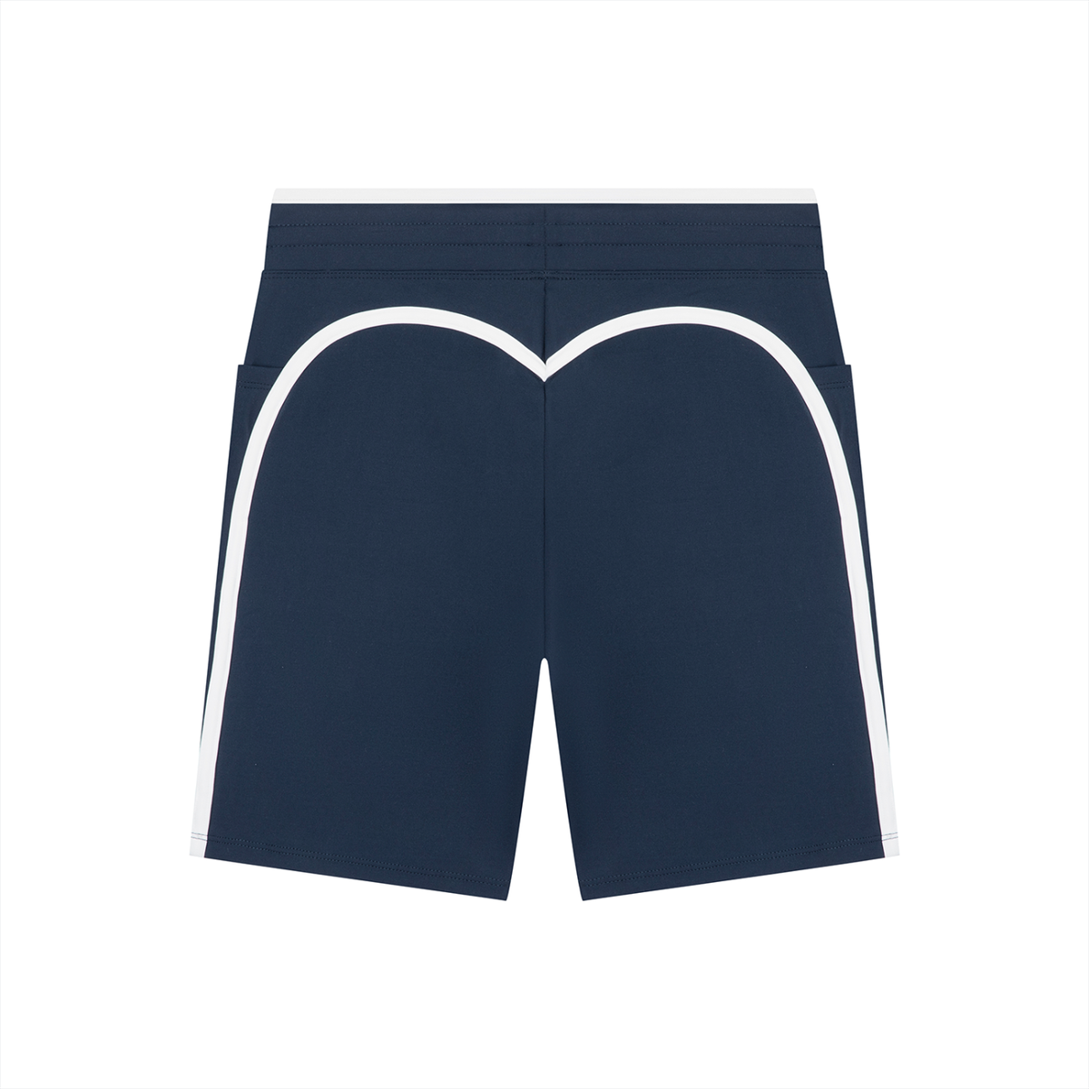 Women's High Rise Color Block Yoga Shorts 250GSM