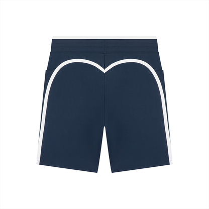 Women's High Rise Color Block Yoga Shorts 250GSM