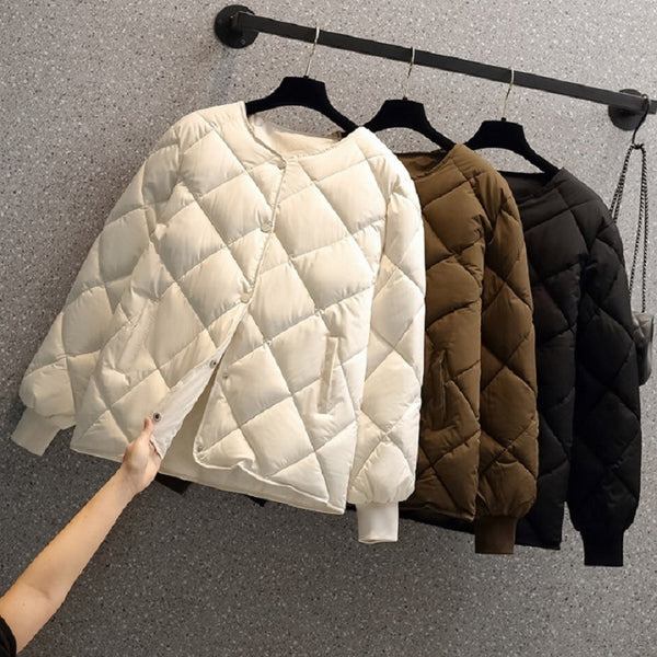 Doudoune Courte Femme Hiver Style Coréen Légère