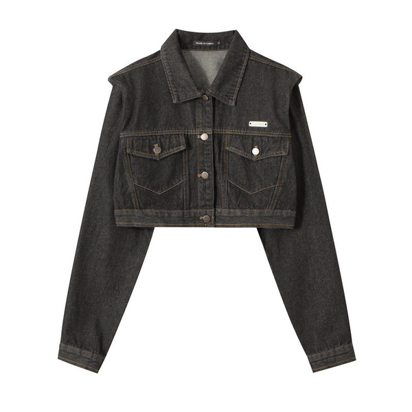 Short Denim Jacket Casual - Stuffs & Savers