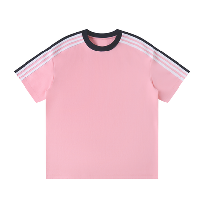 Waran Unisex Colorblock Striped T-Shirt