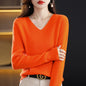 Women's Knitwear V-neck Pullover