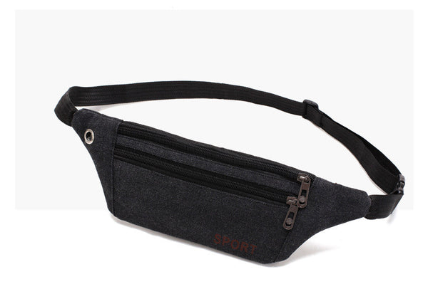 Men's Thick Canvas Messenger Bag - Stuffs & Savers