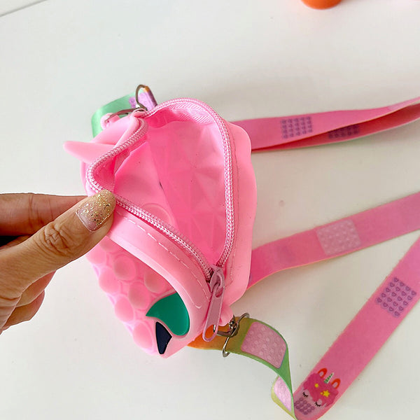 New Unicorn Bubble Silicone Bag