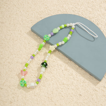 ethnic style bead mushroom hanging decoration