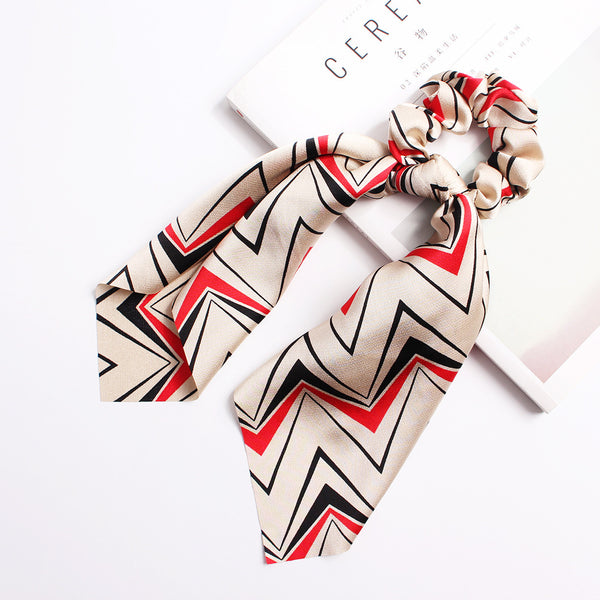Horse Tail Ribbon Fabric Large Hair Tie