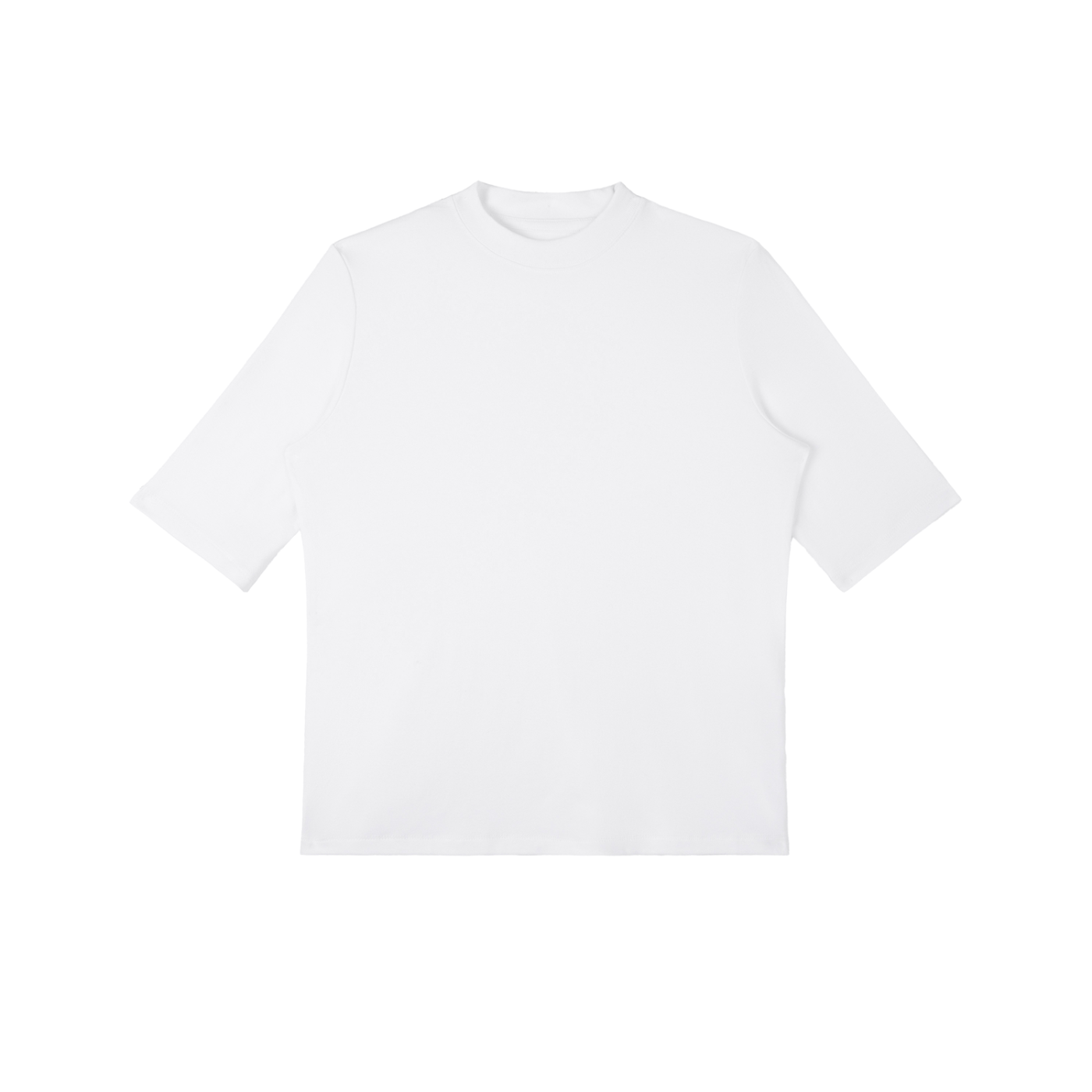 Womens Mock Neck Short Sleeve T-Shirt