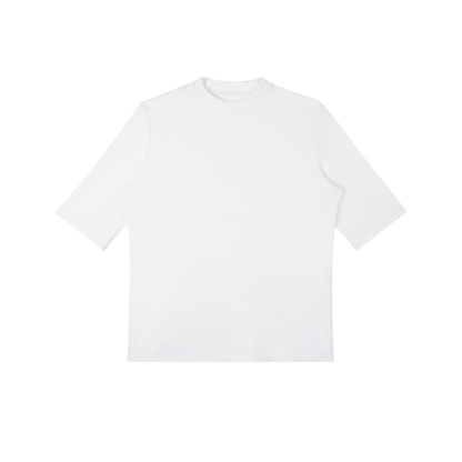 Womens Mock Neck Short Sleeve T-Shirt
