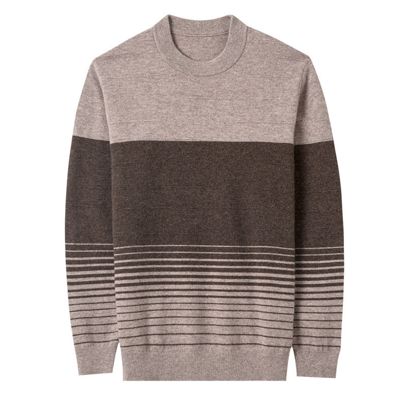 Mens Pure Wool Warmth Thick Sweater
