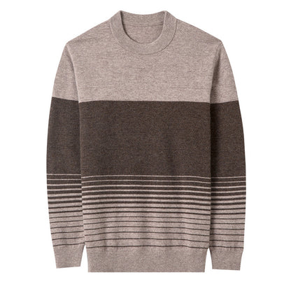 Mens Pure Wool Warmth Thick Sweater