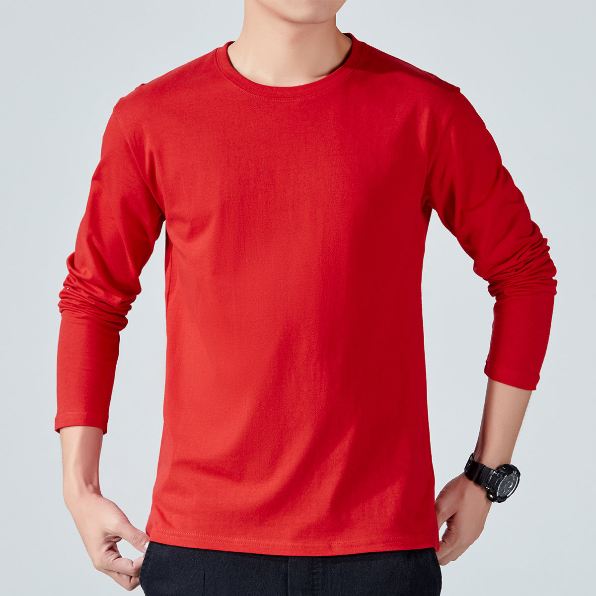 Cotton Long-Sleeve T-Shirt