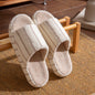 Silent opening slippers for men's home indoor soft thick bottom anti slip floor slippers