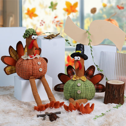 Decoration Creative Hanging Leg Turkey Plush