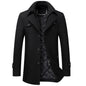Men's Woolen Thickened Overcoat Jacket