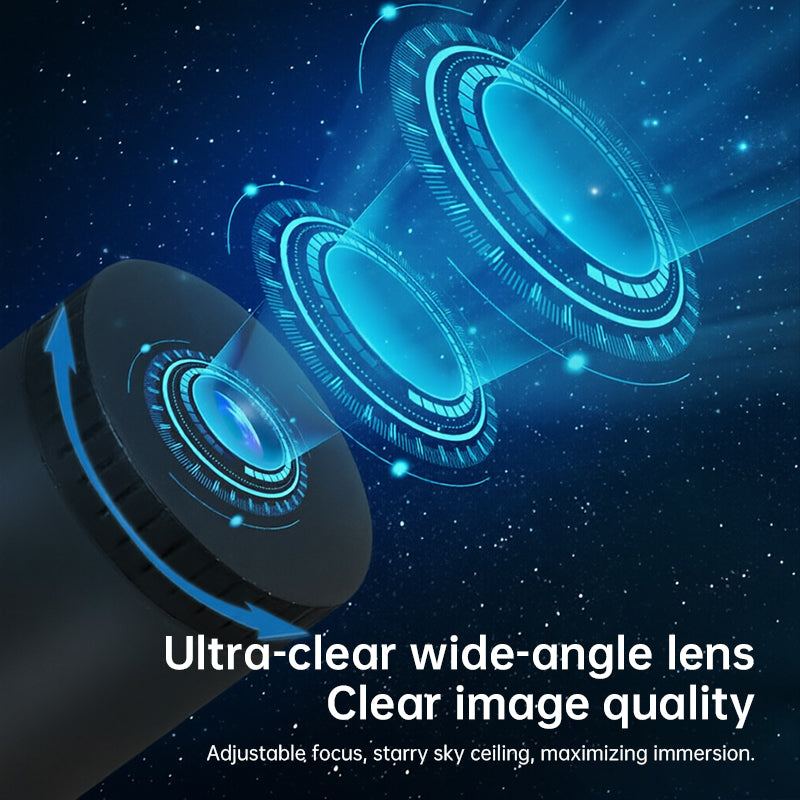 USB Star Projector – Interchangeable Patterns for Bedroom & Living Room