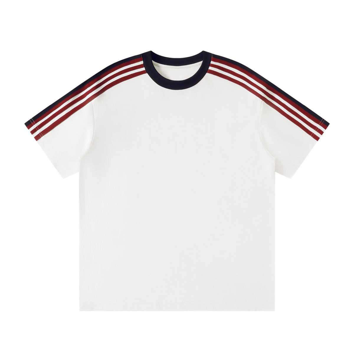 Waran Unisex Colorblock Striped T-Shirt