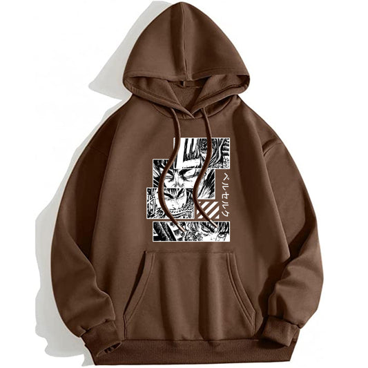 Berserk Loose Hooded Sweatshirt