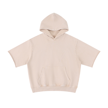 Waran Mineral Wash Short Sleeve Hoodie