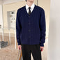 Cable-Knit Sweater Mens And Womens Slim-Fit