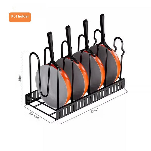 Support de Couvercle Amovible pour Ustensiles de Cuisine