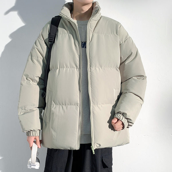 Unisex Plaid Long Jacket With Pockets Woolen Coat - Stuffs & Savers