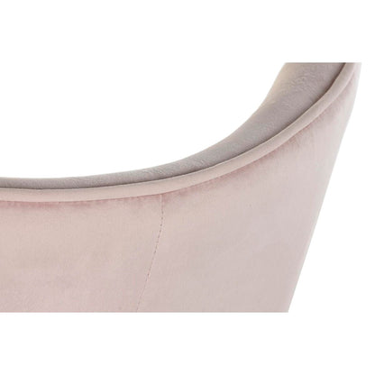 Armchair DKD Home Decor Pink Polyester Wood 67 x 69 x 96 cm 75 x 69 x 96 cm